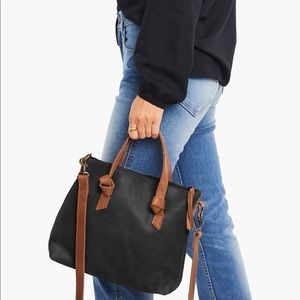 Able Rachel Crossbody Bag (Black/Whiskey)